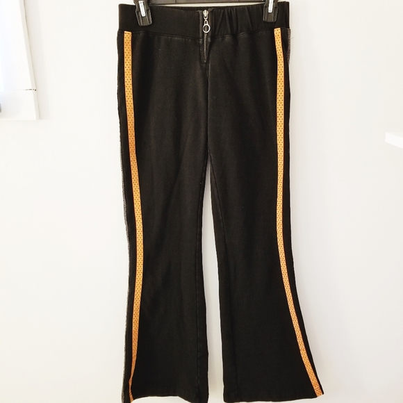 Harley-Davidson Pants & Jumpsuits | Womens Harley Davidson Striped Zip Up Sweatpants | Poshmark